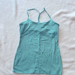 Lululemon soft tank with built in bra. Size 12.